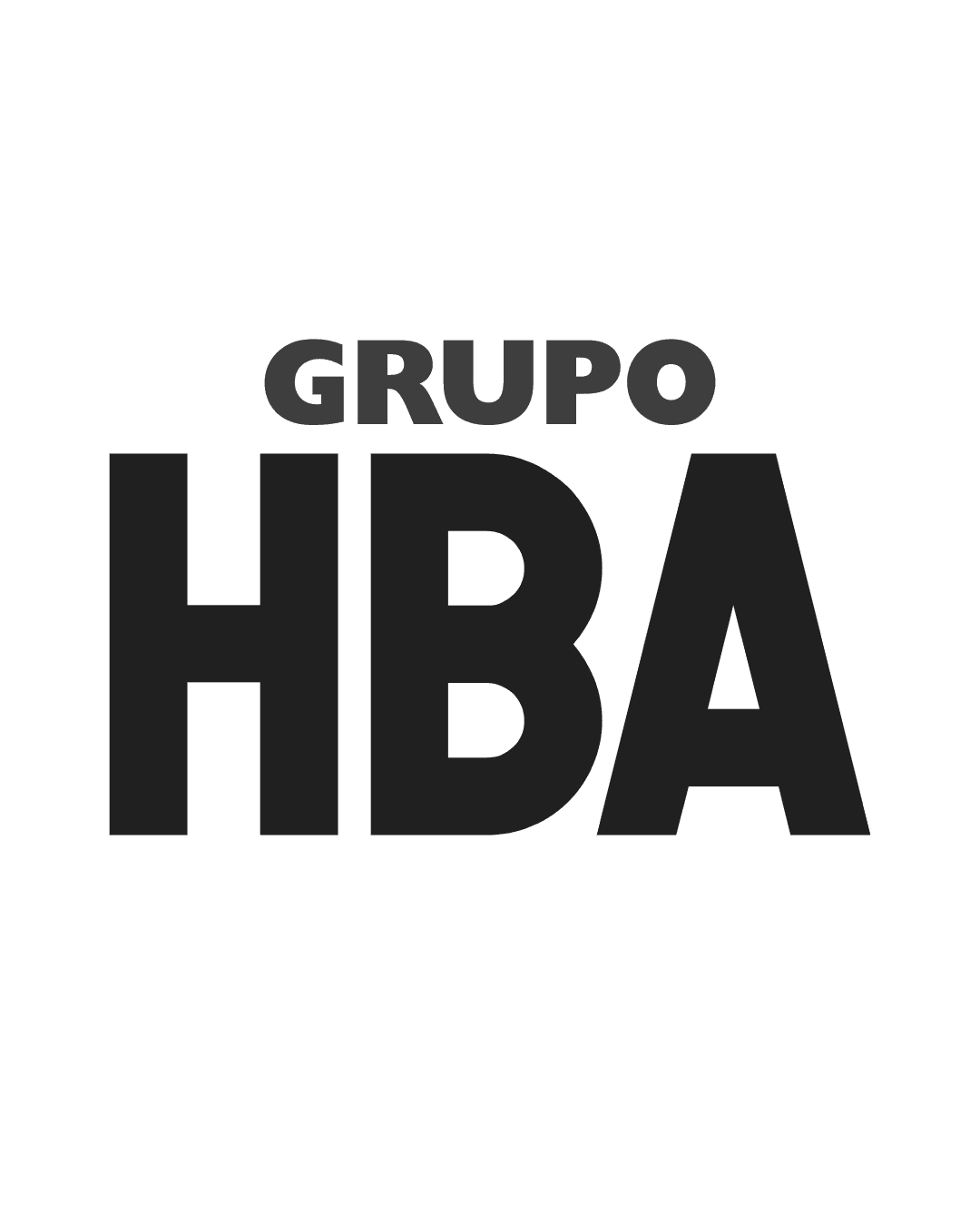 Logotipo do Grupo HBA, incorporadora e projetista