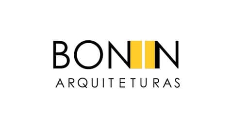 Logo da Bonin Arquiteturas, parceiro do Grupo HBA em projetos de engenharia.
