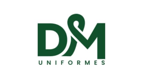 Logotipo da D&M Uniformes parceiro do Grupo HBA em projetos imobiliários.