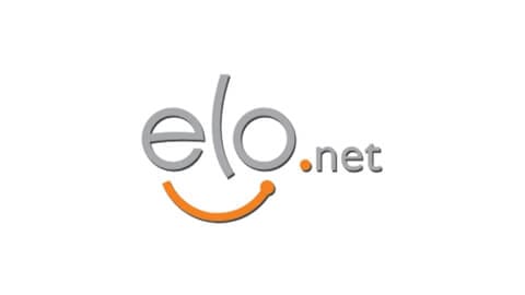 Logo da Elo.net, parceiro do Grupo HBA em projetos imobiliários.