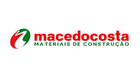 Logo da Macedo Costa, materiais de construção.